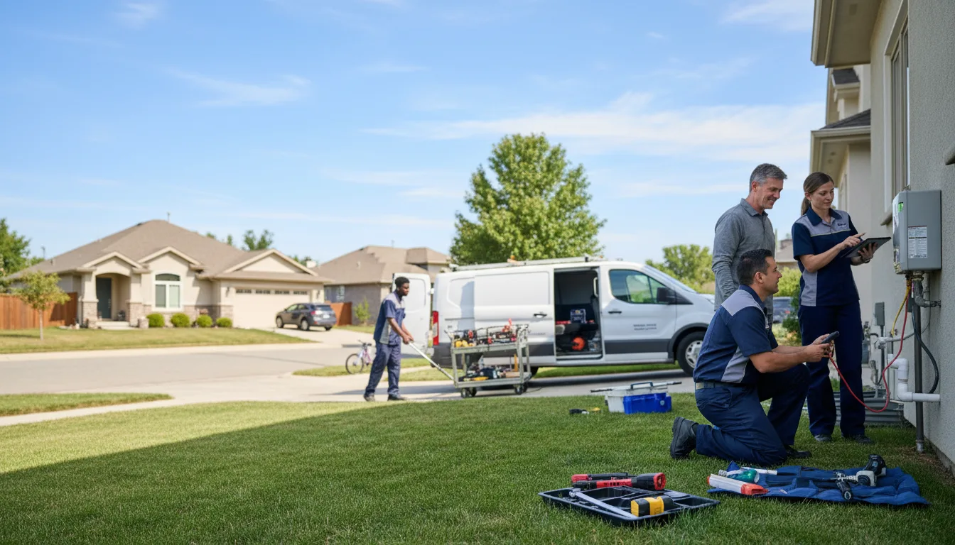 Tankless water heater service in Skytop, PA